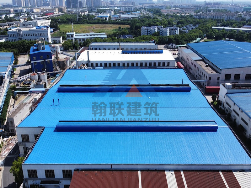 中粮包装-彩板屋面防腐翻新工程