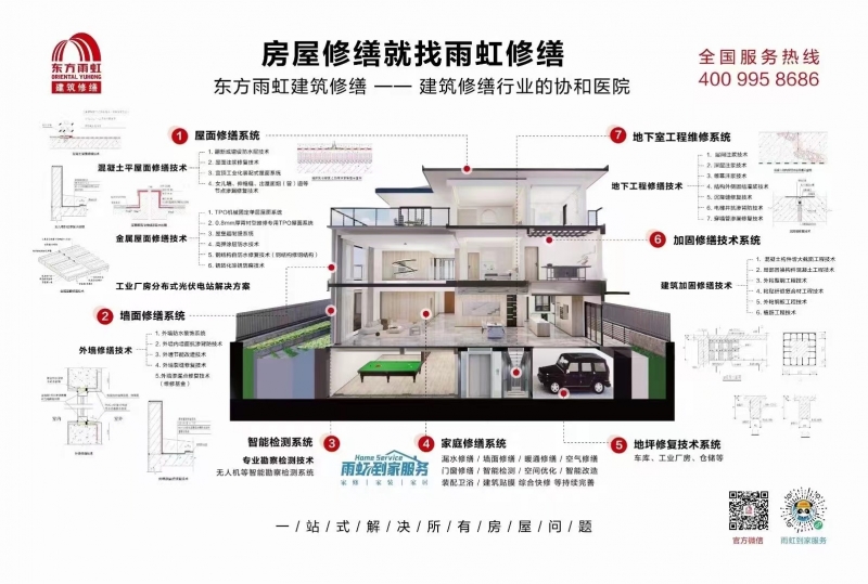 房屋修缮就找雨虹修缮